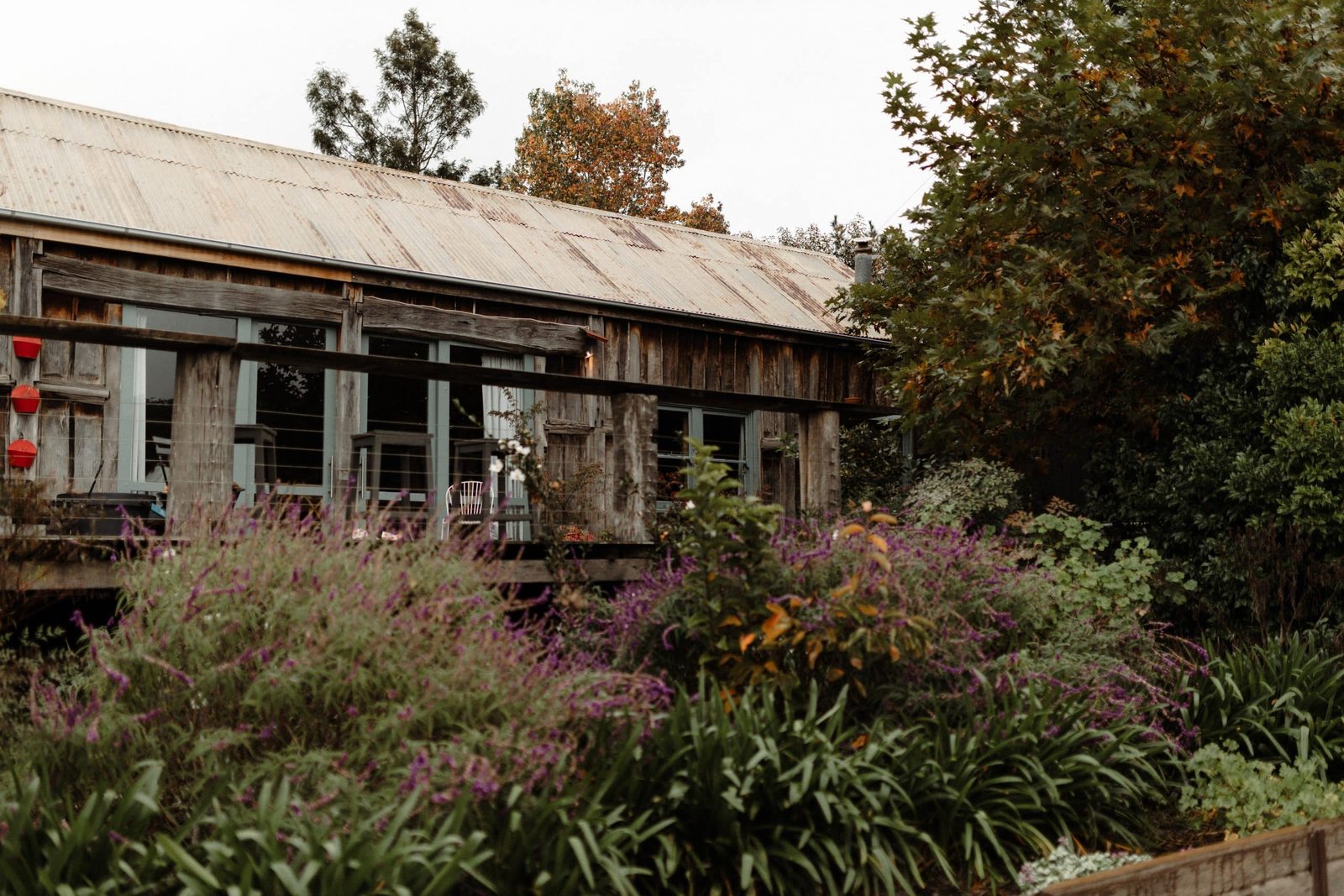 The 160-year-old Barnstay and its garden